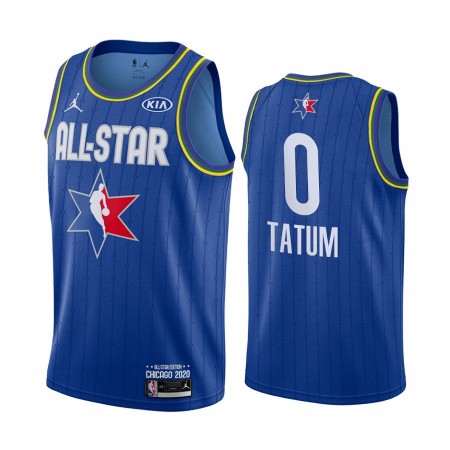 Maglia NBA Boston Celtics Jayson Tatum 0 2020 All-Star Jordan Brand Blu Swingman - Uomo